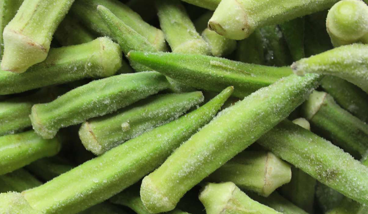 Frozen okra